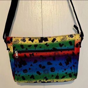 Disney Theme Parks Rainbow Medium Crossbody Bag Mickey Rainbow Collection
